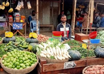 নড়াইলের বাজারে পর্যাপ্ত শীতকালীন সবজি তবে নিয়ন্ত্রণ নাই দামে