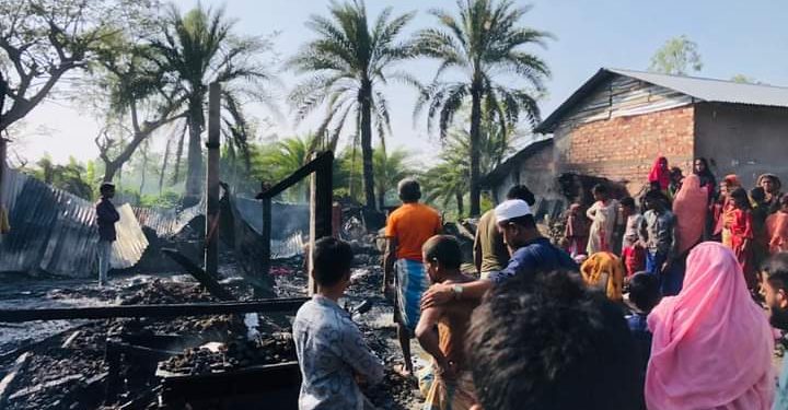 বাঁশখালীতে অগ্নিকা‌ণ্ডে ১ বসতঘর পুড়ে ছাই