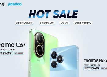 পিকাবুতে বিশেষ মূল্যছাড়ে পাওয়া যাচ্ছে রিয়েলমি সি৬৭ ও নোট ৫০