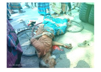 অভয়নগরে ট্রাকের চাপায় এক বৃদ্ধ নিহত 