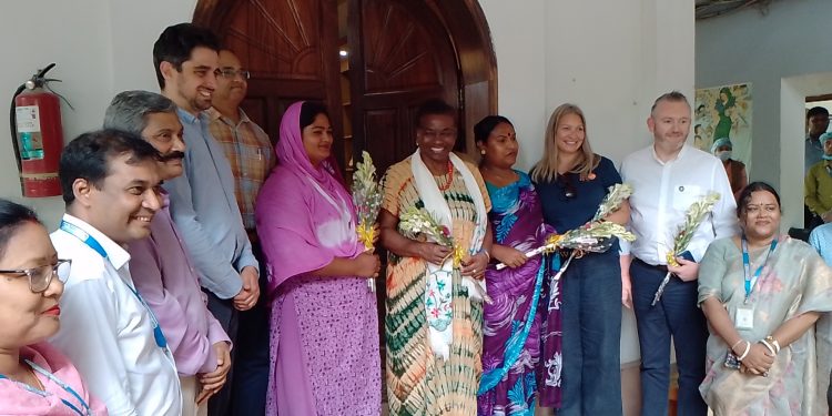 জাতিসংঘের আন্ডার সেক্রেটারি জেনারেল গাইবান্ধা পরিদর্শন 