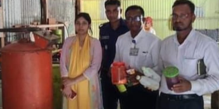 ভাঙ্গায় নকল আইসক্রীম কারখানা জরিমানা সহ সিলগালা