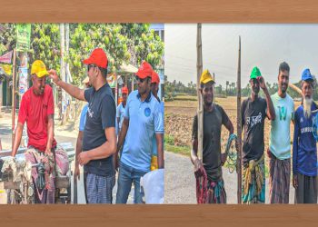 দেবহাটায় সেচ্ছাসেবী সংগঠন আমাদের টিমের পক্ষ থেকে ভ্যান চালক ও ধান ক্ষেতে কৃষকদের মাঝে ক্যাপ বিতরণ