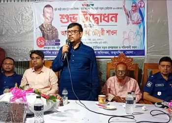 তজুমদ্দিনে পাকা রাস্তার উদ্বোধন করেন এমপি-শাওন