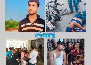 নড়াইলে মোটরসাইকেলের বেপরোয়া গতিতে প্রাণ গেল কিশোরের 