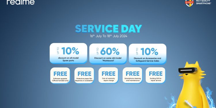 রিয়েলমি সার্ভিস ডে: ফোন রিপেয়ারে খরচ বাঁচান ৬০% পর্যন্ত, উপভোগ করুন ফ্রি সার্ভিস