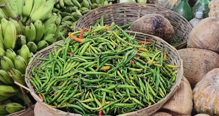 এক রাতের ব্যবধানে বাজারে কাঁচা মরিচের দাম কেজিতে ২শ টাকা বৃদ্ধি।