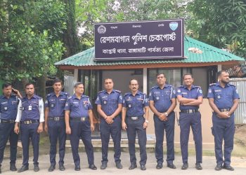 এক সপ্তাহ পর রেশমবাগান চেক পোস্টে  ফিরল ট্রাফিক পুলিশ