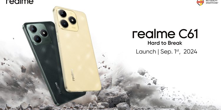 অসাধারণ এক টেকসই ফোন সি৬১ নিয়ে হাজির হচ্ছে স্মার্টফোন ব্র্যান্ড রিয়েলমি