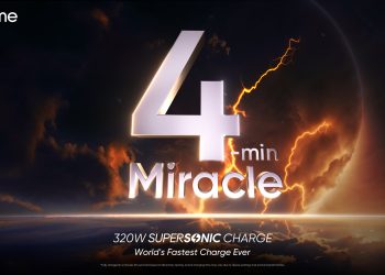 বিশ্বের দ্রুততম ৩২০ ওয়াট সুপারসনিক প্রযুক্তি নিয়ে হাজির হলো রিয়েলমি