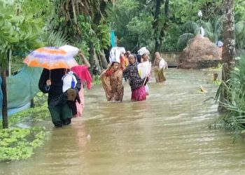 চাটখিলসহ নোয়াখালীর ফের বন্যা পরিস্থিতি অবনতি