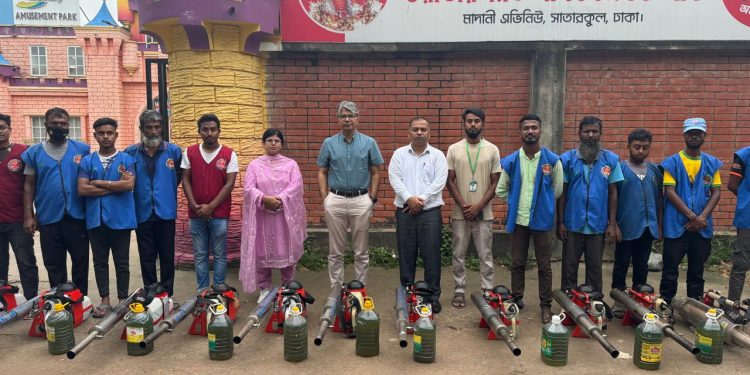 ডেঙ্গু প্রতিরোধে লার্ভিসাইড স্প্রে করা হয়েছে ৯ হাজার স্থানে-স্থানীয় সরকার, পল্লী উন্নয়ন ও সমবায় মন্ত্রণালয়