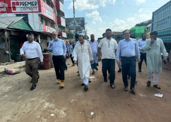 আশুগঞ্জ নদীবন্দর-সরাইল- ধরখার-আখাঊড়া স্থলবন্দর মহাসড়ক পরিদর্শন করলেন সড়ক পরিবহন ও মহাসড়ক বিভাগের সিনিয়র সচিব
