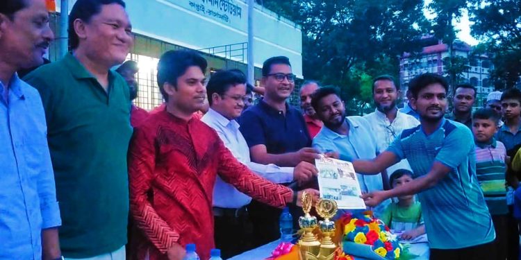 কাপ্তাইয়ে কর্ণফুলী কলেজ মিনি স্টেডিয়ামে  প্রীতি ফুটবল ম্যাচ অনুষ্ঠিত