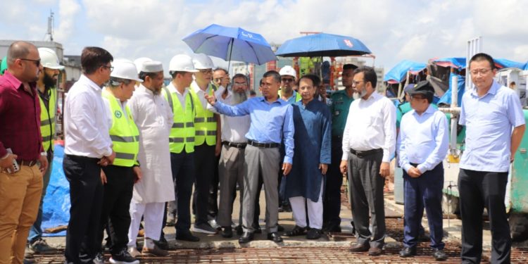 এলিভেটেড এক্সপ্রেসওয়ের পিপিপি প্রকল্প পরিদর্শন সম্পন্ন