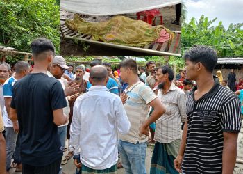 নড়াগাতীতে গলায় ফাঁস নিয়ে বৃদ্ধার মৃত্যু নিয়ে ধোঁয়াসা! এলাকায় চলছে গুঞ্জন