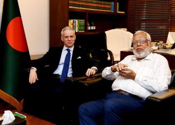 বিদ্যুৎ, জ্বালানি ও খনিজ সম্পদ উপদেষ্টার সাথে সুইজারল্যান্ডের রাষ্ট্রদূতের সাক্ষাৎ