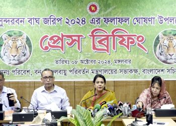 সুন্দরবনে বাঘের সংখ্যা ১২৫, বাঘ বেড়েছে ১১টি, বৃদ্ধির হার ৯.৬৫ শতাংশ- পরিবেশ ও বন উপদেষ্টা সৈয়দা রিজওয়ানা হাসান