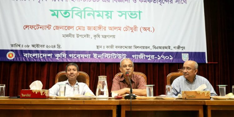 কৃষির উন্নতি নিয়ে সরকার কাজ করছে-কৃষি উপদেষ্টা