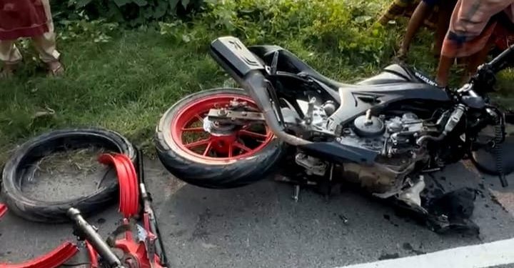 ভাঙ্গায় প্রাইভেটকার মটরসাইকেল সংঘর্ষে মোটরসাইকেল চালক নিহত