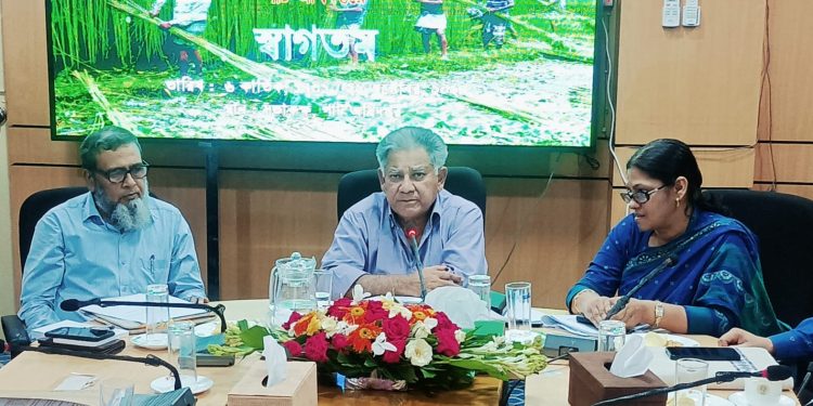 বিভিন্ন দেশের দূতাবাসে পাটপণ্যের প্রদর্শণী কর্ণার করার নির্দেশ দিলেন বস্ত্র ও পাট মন্ত্রণালয়ের উপদেষ্টা এম সাখাওয়াত হোসেন