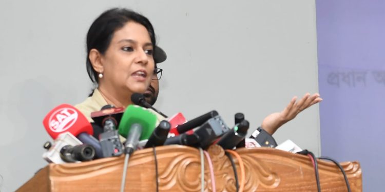 নতুন বাংলাদেশ গড়তে পরিবেশ রক্ষায় সর্বোচ্চ গুরুত্ব দিচ্ছে সরকার- পরিবেশ উপদেষ্টা সৈয়দা রিজওয়ানা হাসান .