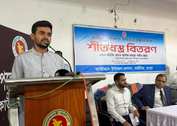 রংপুরে অসহায় ও দুঃস্থদের মাঝে স্থানীয় সরকার উপদেষ্টার শীতবস্ত্র বিতরণ