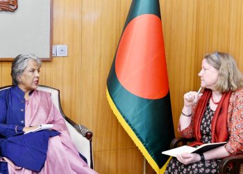 ইউনেস্কোর প্রতিনিধি দলের সাথে সমাজকল্যাণ এবং মহিলা ও শিশু বিষয়ক মন্ত্রণালয়ের উপদেষ্টা শারমীন এস মুরশিদের সৌজন্য সাক্ষাৎ