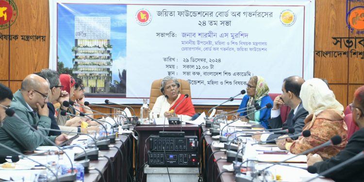 জয়িতাকে নতুন বছরে নতুন করে সাজিয়ে তুলতে চাই- উপদেষ্টা শারমীন এস মুরশিদ 