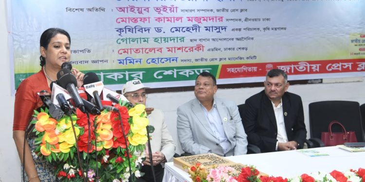 শহরের নিরাপদ খাদ্য ও নির্মল বাতাসের জন্য ছাদ বাগান জরুরি- পরিবেশ উপদেষ্টা সৈয়দা রিজওয়ানা হাসান