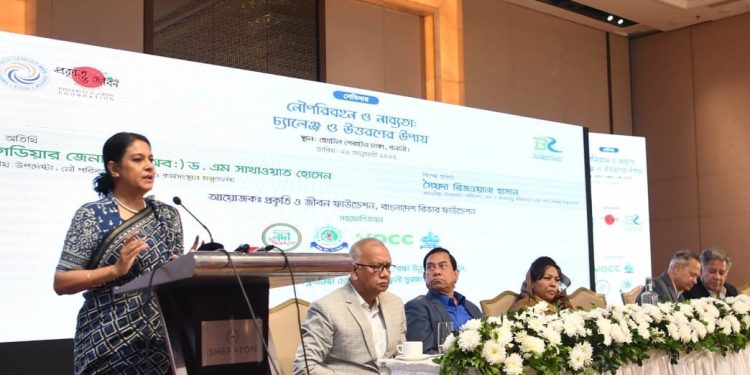 দেশের নদীগুলোকে আমাদের বাঁচাতে হবে, নদী বাঁচলে মানুষ বাঁচবে, প্রাণ বাঁচবে- পানি সম্পদ মন্ত্রণালয়ের উপদেষ্টা সৈয়দা রিজওয়ানা হাসান