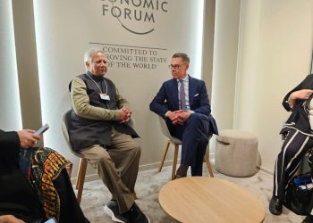 ফিনল্যান্ডের রাষ্ট্রপতি সঙ্গে  প্রধান উপদেষ্টার সাথে সাক্ষাৎ , একটি নিয়ম-ভিত্তিক বিশ্বের আহ্বান 