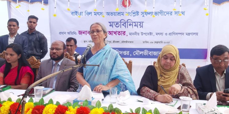 হাওর রক্ষায় কীটনাশক ব্যবহার নিয়ন্ত্রণ করতে হবে- মৎস্য ও প্রাণিসম্পদ উপদেষ্টা