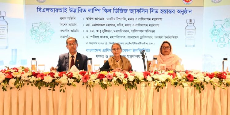 দেশীয় চাহিদা মিটিয়ে ভবিষ্যতে টিকা রফতানি করা হবে- মৎস্য ও প্রাণিসম্পদ উপদেষ্টা