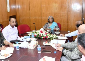 ঈদ পরবর্তী পুনর্মিলনী সমাজকল্যাণ এবং মহিলা ও শিশু বিষয়ক মন্ত্রণালয়ের উপদেষ্টা শারমীন এস মুরশিদ ঈদ অনুষ্ঠানে মন্ত্রণালয়ের সকল কর্মকর্তা- কর্মচারীদের সাথে ঈদ শুভেচ্ছা বিনিময় করেন সমাজকল্যাণ এবং মহিলা ও শিশু বিষয়ক মন্ত্রণালয়ের উপদেষ্টা- শারমীন এস মুরশিদ