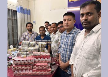 বরিশালে অবৈধ সিগারেট ও নকল আকিজ বিড়ি জব্দ