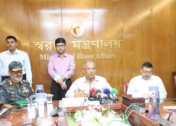 ৫ আগস্ট নিয়ে সরকার সতর্ক অবস্থানে রয়েছে- স্বরাষ্ট্র উপদেষ্টা