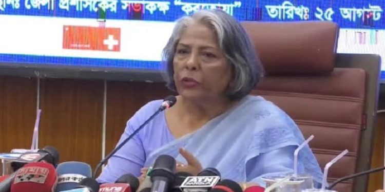 অন্তর্বর্তী সরকারের এক বছরের কঠোর পরিশ্রম ও সমন্বিত প্রচেষ্টায় দেশের অর্থনীতি স্থিতিশীলতার পথে ফিরে এসেছে- উপদেষ্টা শারমীন এস মুরশিদ