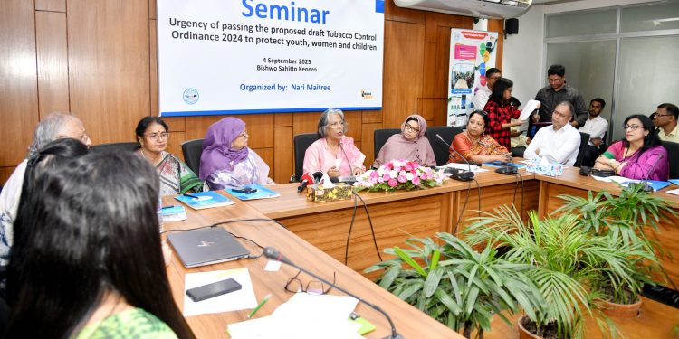 তামাক নিয়ন্ত্রণ আইন সংশোধন অবশ্যই জরুরি– উপদেষ্টা শারমীন এস মুরশিদ