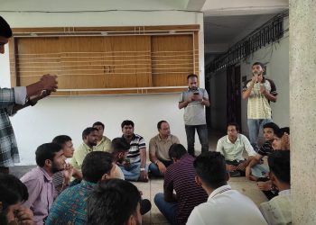 ইবি ছাত্রদলের অবস্থান কর্মসূচি