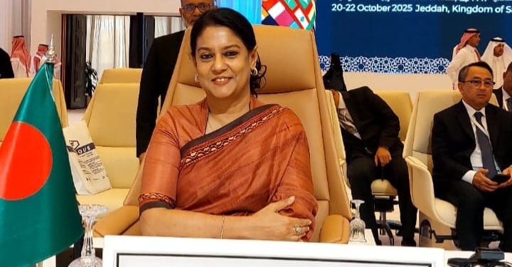 পানি নিরাপত্তা ও টেকসই উন্নয়নে ওআইসি দেশগুলোকে একসাথে কাজ করতে হবে-উপদেষ্টা সৈয়দা রিজওয়ানা হাসান