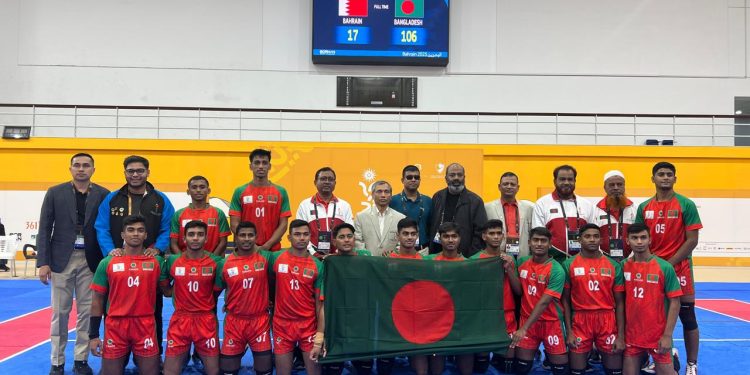 ইতিহাস গড়লো বাংলাদেশ অনূর্ধ্ব-১৮ বালক কাবাডি দল