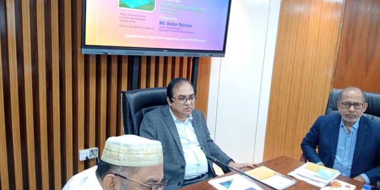 ভূমির ডিজিটাল রূপান্তর একটি যুগান্তকারী পদক্ষেপ : সিনিয়র সচিব