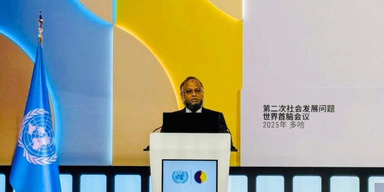 অন্তর্ভুক্তিমূলক সামাজিক উন্নয়নের জন্য পর্যাপ্ত তহবিল এবং একটি শক্তিশালী আন্তর্জাতিক অংশীদারিত্বের আহ্বান জানিয়েছে বাংলাদেশ