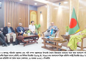 পরিবেশ উপদেষ্টার সঙ্গে এডিবি’র উচ্চপর্যায়ের প্রতিনিধিদলের বৈঠক