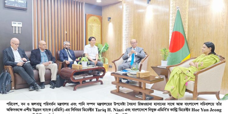পরিবেশ উপদেষ্টার সঙ্গে এডিবি’র উচ্চপর্যায়ের প্রতিনিধিদলের বৈঠক
