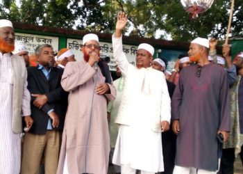 রাজশাহী – ৬ চারঘাট – বাঘা জামায়াতের এমপি প্রার্থীর মটরসাইকেল শোডাউন 