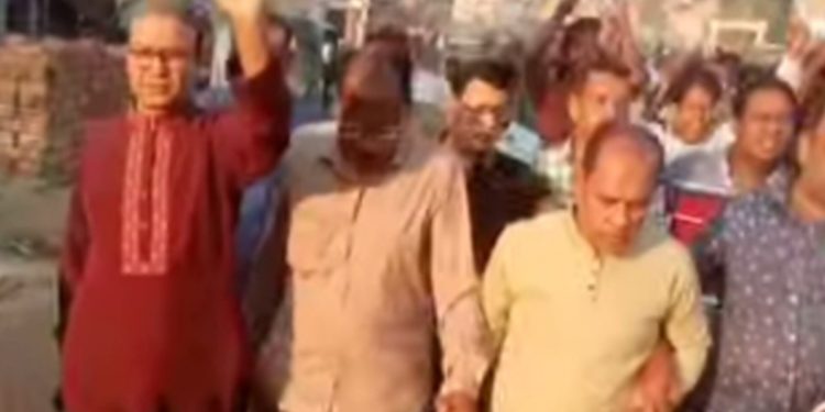 বাঘায় জাতীয় বিপ্লব ও সংহতি দিবস পালিত