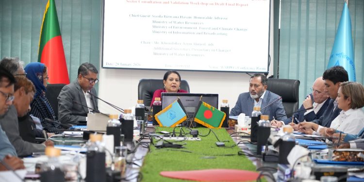 ভূগর্ভস্থ পানি সম্পদ ব্যবস্থাপনা, সংরক্ষণ ও উন্নয়ন জরুরি-পানি সম্পদ উপদেষ্টা