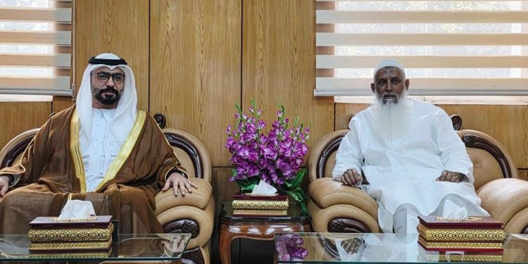 ধর্মমন্ত্রীর সাথে সৌজন্য সাক্ষাৎ করেছেন সংযুক্ত আরব আমিরাতের রাষ্ট্রদূত
